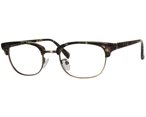 g4u 3074 browline eyeglasses 120180 c