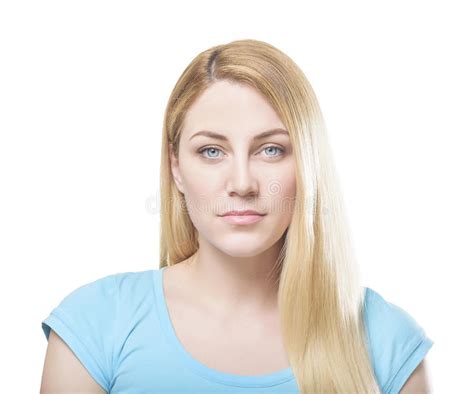 Blonde Woman Stock Photo Image Of Hairstyle Female 56036620
