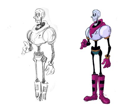 Papyrus Sketch And Color Versions By Pandorasbox341 On Deviantart