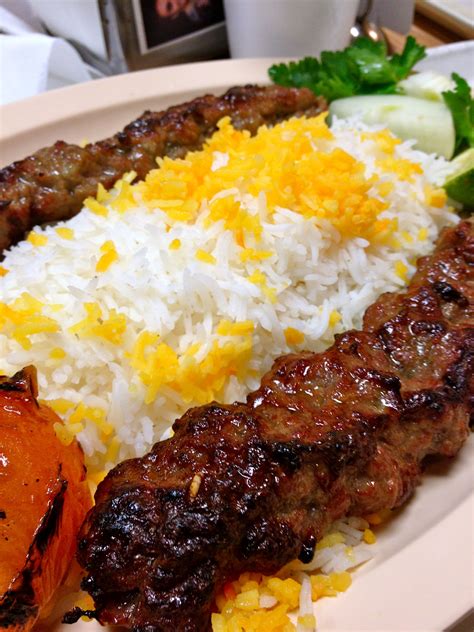 Persian Beef Kabobs Iran Food Persian Kabob Recipe Persian Cuisine