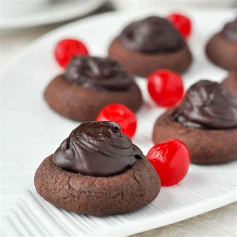 Chocolate Covered Cherry Cookies Delightfully Surprising