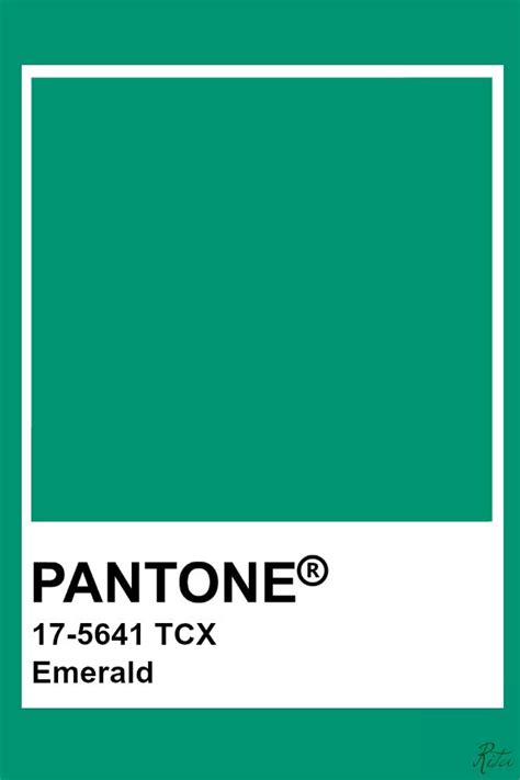 Pantone Emerald Pantone Verde Carta De Colores Pantone Colores Pantone