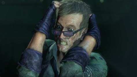 In arkham city, he has given batman a daunting task of finding all the hidden trophies, deactivate all the cameras, and find other objects of value. Image - BatmanArkhamCity-Riddler2.jpg - Batman Wiki