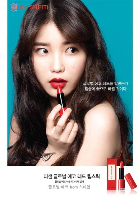 Iu For The Saem Cosmetics Scarlet Heart Talent Agency K Beauty Her