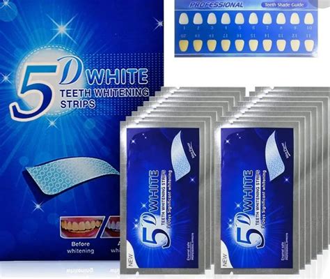 Отбеливающие полоски для зубов 5d White Teeth Whitening Strips