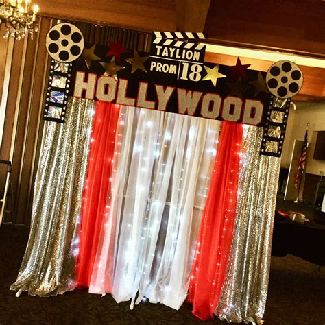 Back Drop Hollywood Hollywood Party Theme Hollywood Birthday Parties