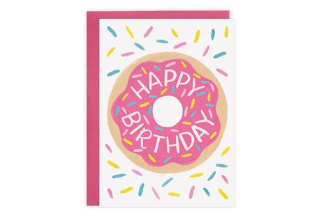 Donut Birthday Card Lovelight Paper