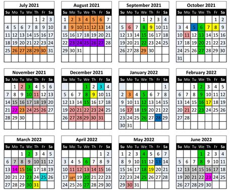 Calendario Escolar Usa 2022 A 2023 Imagesee