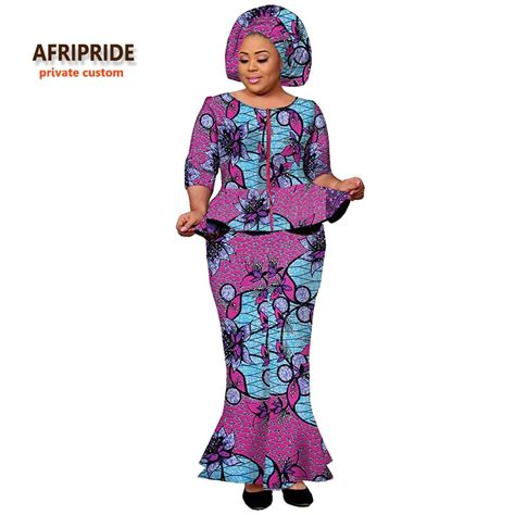 Afripride African Traditional 2 Pieces Skirt Set For Women Classic