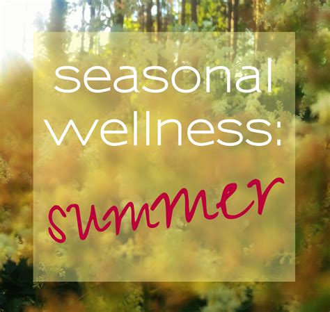 Seasonal Wellness Summer — Empowered Emotion