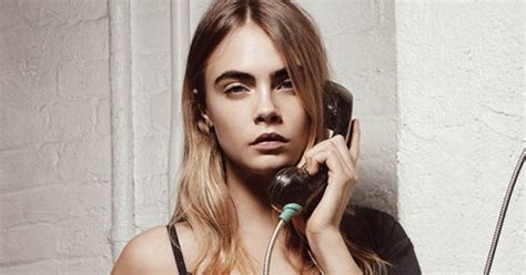 Cara Delevingne Strips Down To Lingerie For Dknys Intimates Campaign