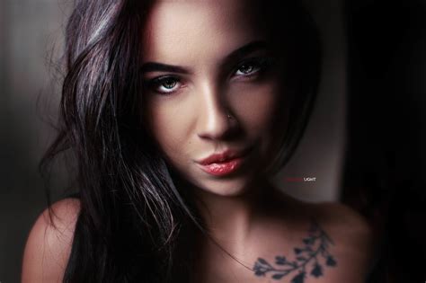women tattoo face portrait wallpaper resolution 2048x1365 id 446954