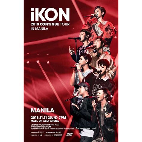 Ikon will be heating up malaysian shores in august! iKON Live in Manila 2018 | Philippine Concerts
