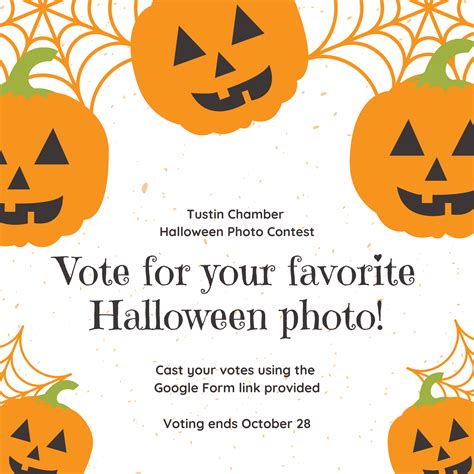 Vote For The Halloween Photo Contest Winner Tustin Chamber Of Commerce