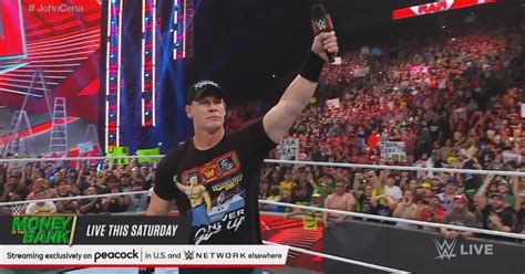 WWE RAW So Lief John Cenas Emotionales Comeback