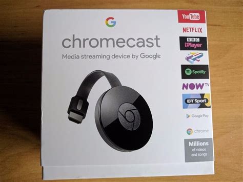 A puck that dangles from the back of your tv's hdmi port that enables you to easily stream your laptop or phone's screen. Google Chromecast 2nd gen 1080p HD WiFi + USB TV Media ...