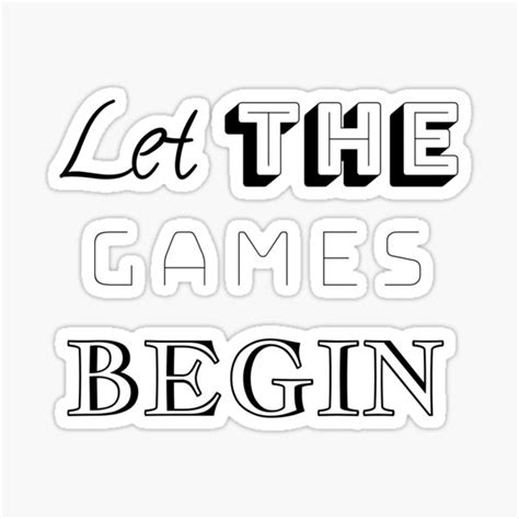 Ajr Let The Games Begin Sticker For Sale By Juliesdesigns Redbubble