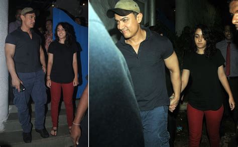 Spotted Dad Aamir Khan On A Dinner Date With Daughter Ira