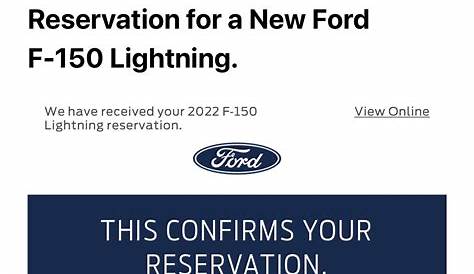 Ford F150 Lightning!!! RESERVATIONS CONFIRMED. : r/Ford