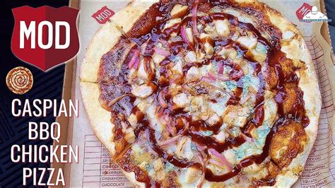 Mod Pizza Caspian Pizza Review Bbq Chicken Pizza 🐔🍕 Youtube