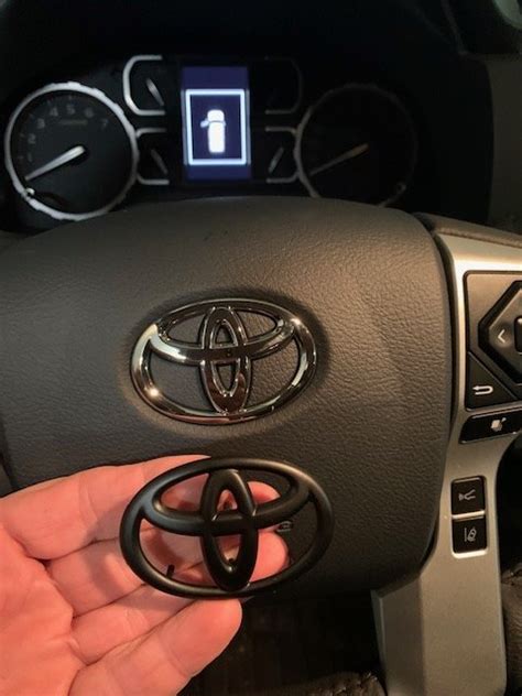 Toyota Steering Wheel Emblem Blackout Toyota Tundra Forum