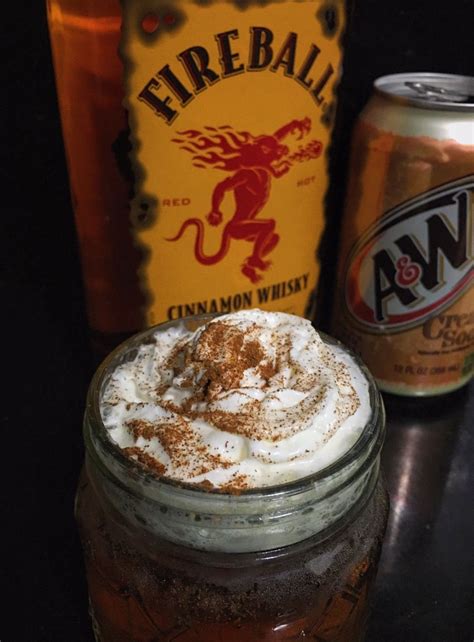 Cream Soda 1oz Fireball Whip Cream Cinnamon Shot Recipes Cream Soda