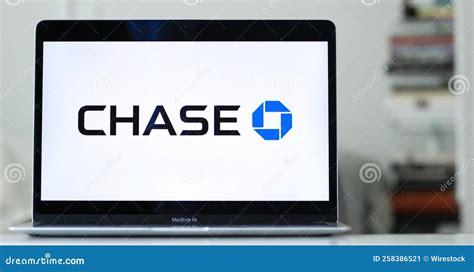 Logo Of Chase Bank Displayed On The Screen Of A Laptop Editorial Photo