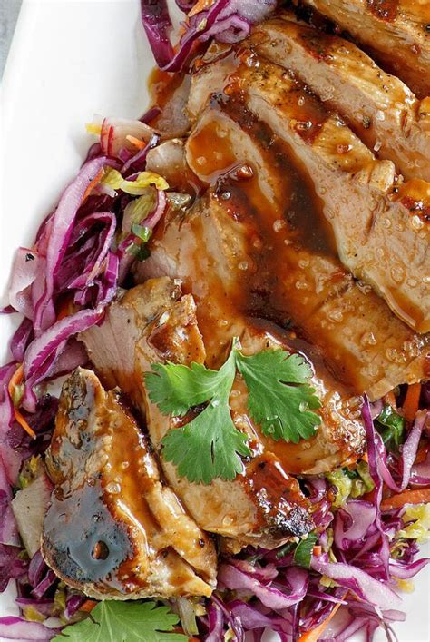 Grilled Pork Tenderloin With Hoisin Sesame Sauce Recipe Girl