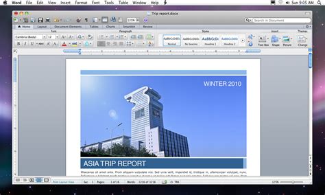 Microsoft Office For Mac 2011 Previewed