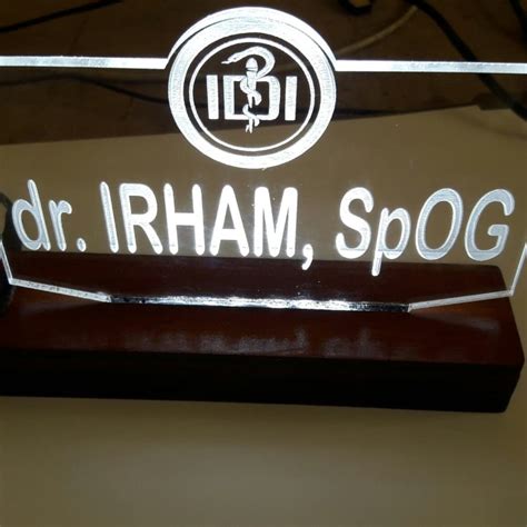 Jual Papan Nama Led Dokter Idi Atau Logo Instansi Lain Kota Semarang
