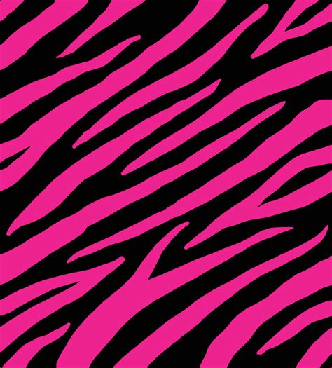 Vector Seamless Pattern Of Heart Pink Zebra Print 14905428 Vector Art