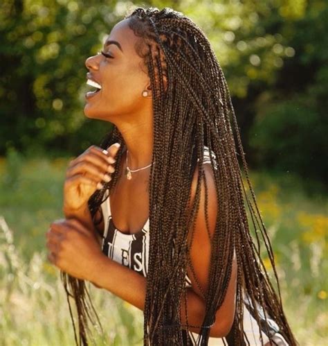 Some of us just want a simpler approach to hairstyling. Black Girl Summer Braid Styles 1. Knotless box... - DIY ...