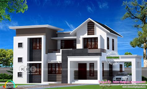 How To Design A 3d House 3d Exterior Design Kerala House The Art Of