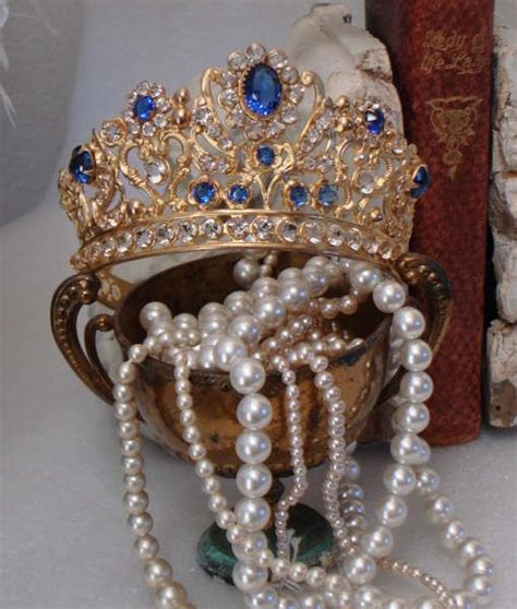 French Antique Jeweled Saint Crown Tiara Late 1800s