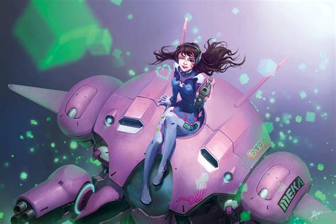 Dva Overwatch Game Artwork Hd Games 4k Wallpapers Images