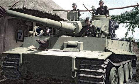 Panzermänner Tiger Of Ss Totenkopf Arrived At Kharkov