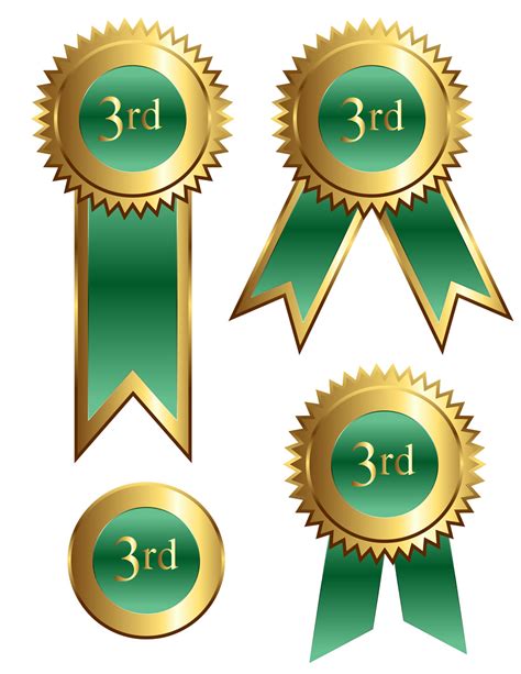 1st 2nd 3rd Place Ribbons Printable