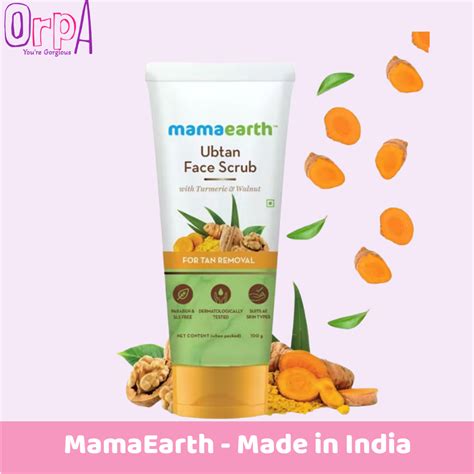 Mamaearth Ubtan Face Scrub 100g Orpa