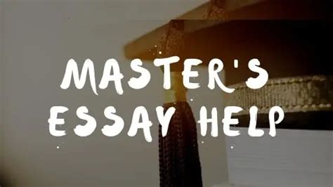 How To Write A Masters Essay Exclusive Guide 2022