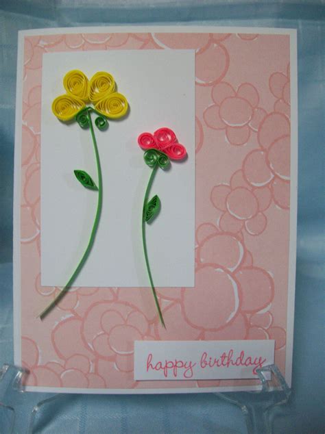Quilled Birthday Card Paper Quilling Quilling Cards Birthday Cards