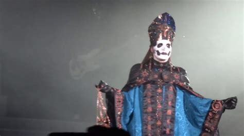 ghost introduces papa emeritus iv at last show video