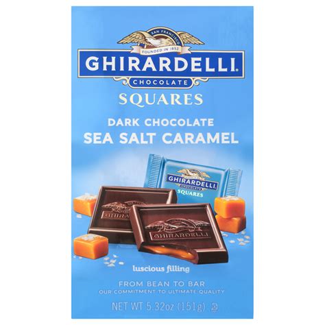 Save On Ghirardelli Squares Dark Chocolate Sea Salt Caramel Order