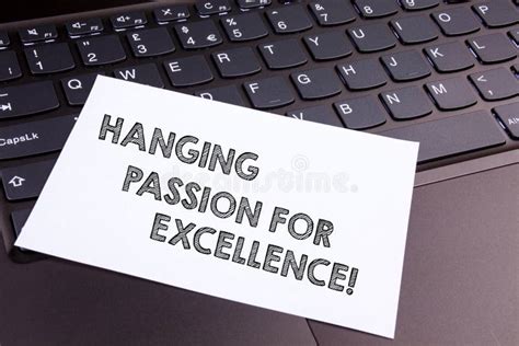 Text Sign Showing High Quality Passion For Excellence Conceptual Photo