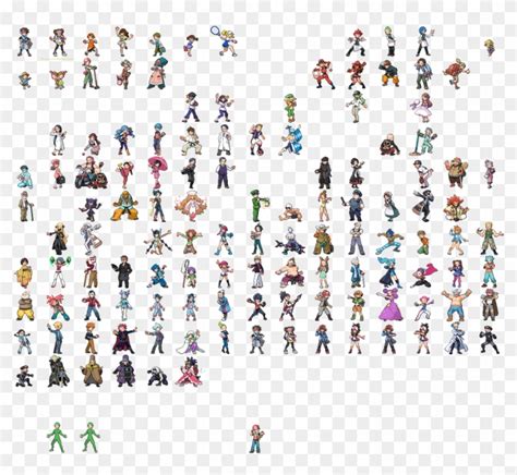 @dogtoon64, i think there are some minor differences in some of the pokemon sprites, but i haven't really looked at all of them, so i'm not entirely sure. Picture - Pokemon Black 2 Trainer Sprite Clipart (#4297309 ...