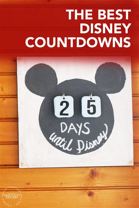 15 Best Disney Countdowns For Your Vacation Craftivity Designs