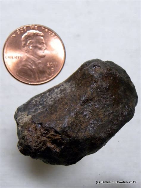 This Was The First Meteorite Find For James K Bowden He Discovered
