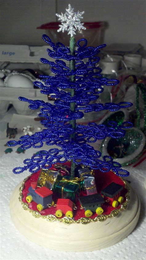 Glass Seed Bead Christmas Tree Christmas Tree Beads Jeweled