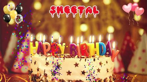 Sheetal Happy Birthday Song Happy Birthday To You Youtube
