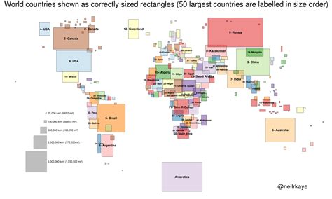 The Top 10 Largest Countries In The World By Area Size