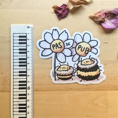 Bees Big Stop Pub Sticker By Eupholie Etsy